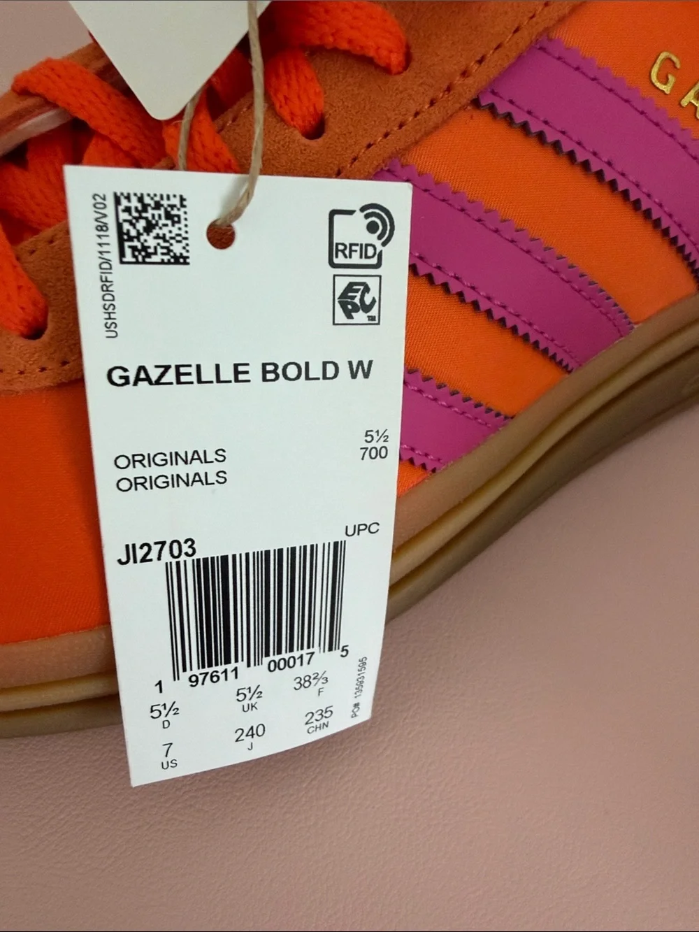 adidas vibrant orange